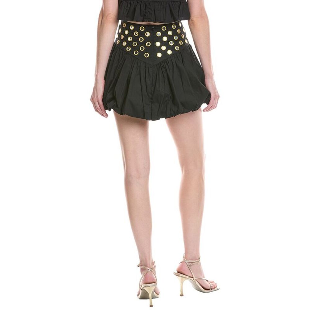 Colette Rose Womens Embellished Mini Skirt, Black - Picture 2 of 3